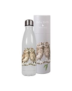 Wrendale Designs Birds of a Feather Owl Water Bottle